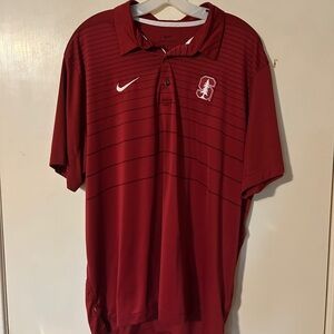 Nike Men's Red Polo Shirt Stanford